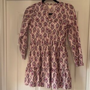 Crewcuts light pink floral dress in size 12